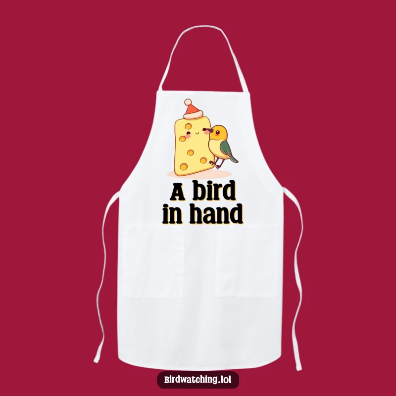 Funny Cheese Hat Apron - Kitchen Whimsy & Food Humor Gift