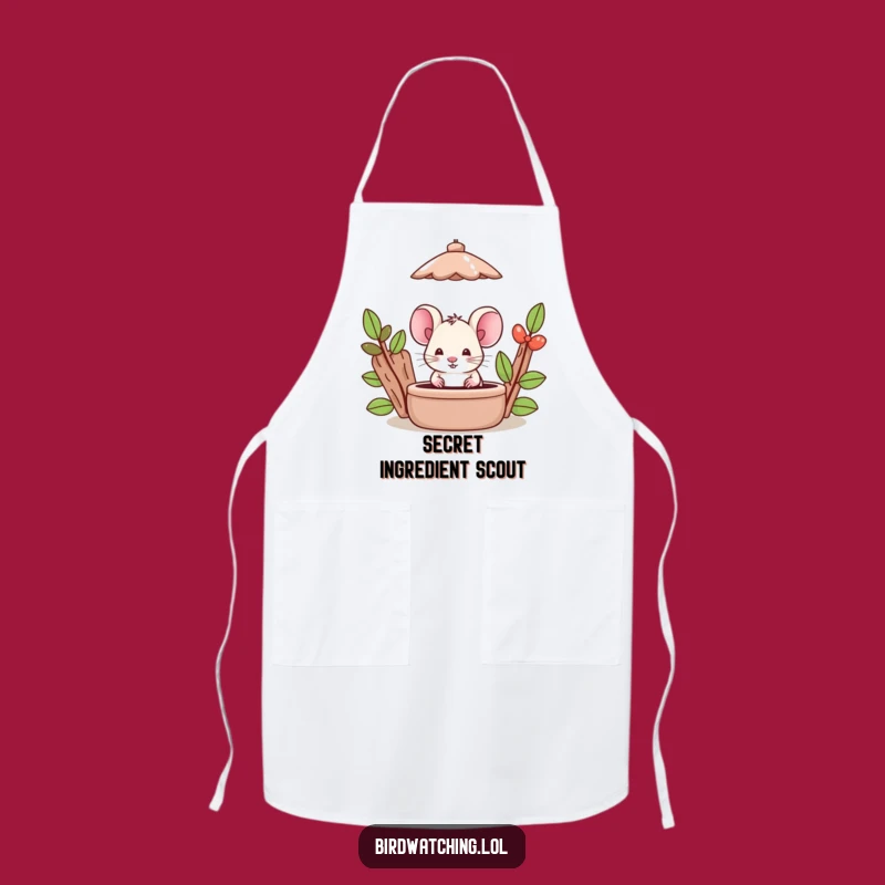 Funny Mouse Apron: Silly Feeder Intruder, Kitchen Funny Gift for Cooks