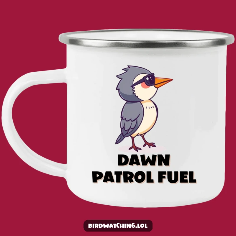 Funny Bird Watcher Camping Mug: Observe Nature with Every Sip