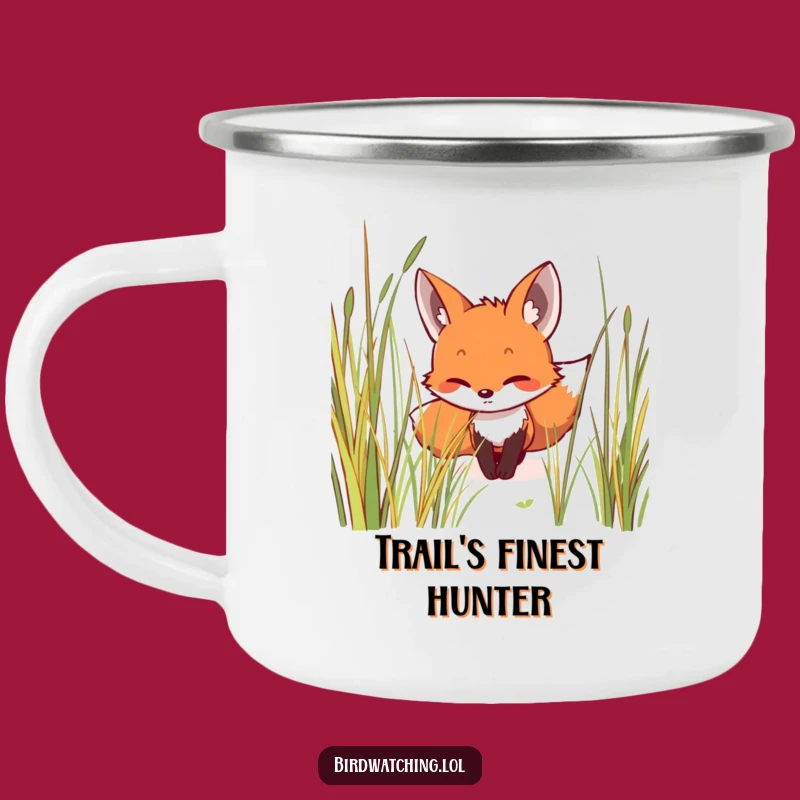 Funny Fox Camping Mug: Rugged Stealth Design, Durable Funny Gift for Outdoor Lovers
