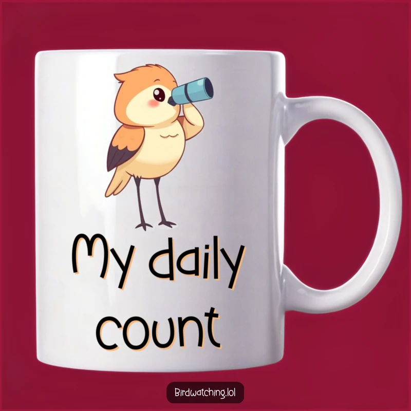 Funny Bird Watcher Mug: Determined Observer Gift For Fans