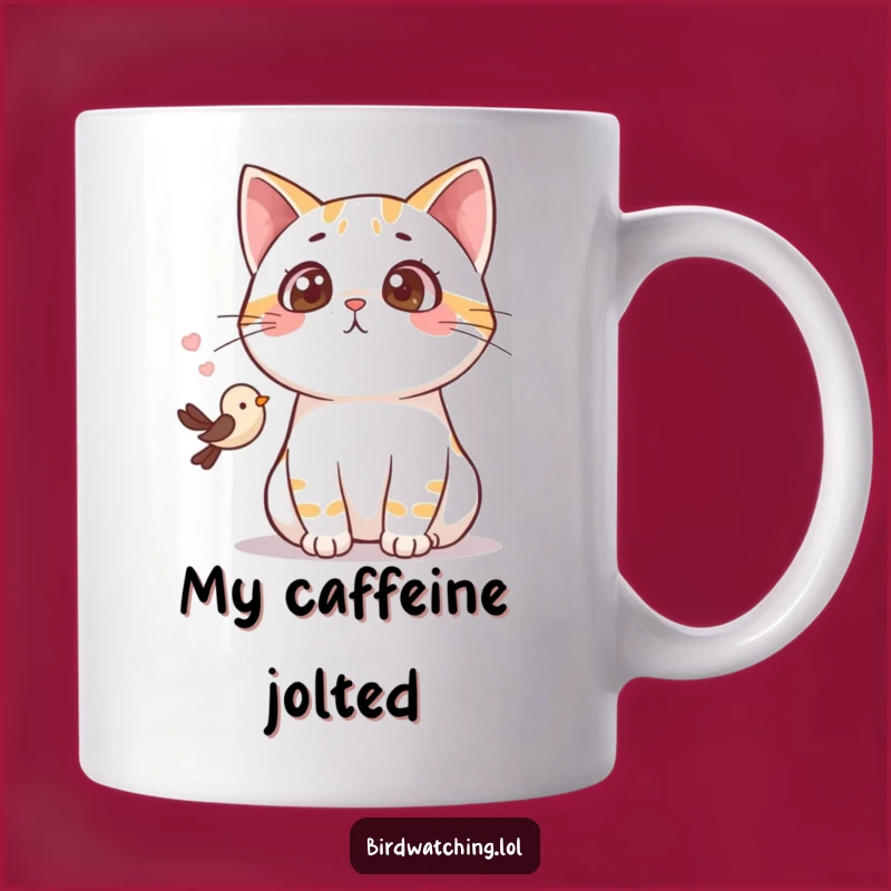 Funny Surprised Cat Gasp Mug: Hilarious Pet Gift for Cat Lovers