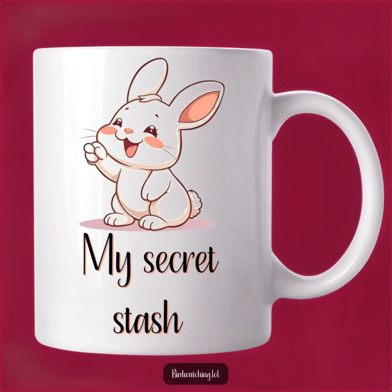 Funny Rabbit Mug: Giggling Surprise Hunter Gift For Fun