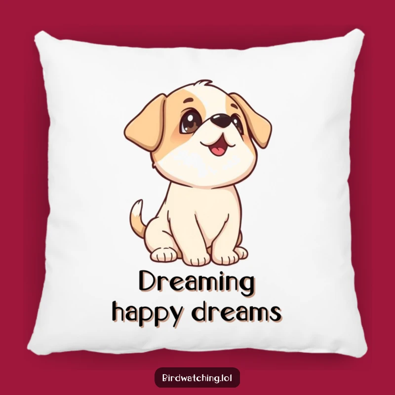 Funny Playful Puppy Pillow: Comfy Wagging Tail Cushion