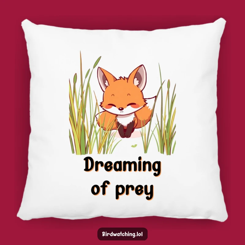 Funny Fox Pillow: Soft Stealth Design, Cozy Funny Gift for Relaxing Comedians