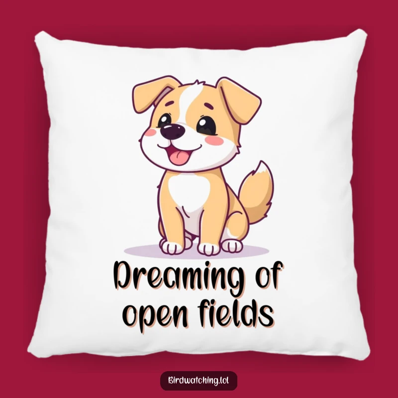 Funny Dog Horizon Pillow: Cozy & Cheerful Gift for Dog Lovers!
