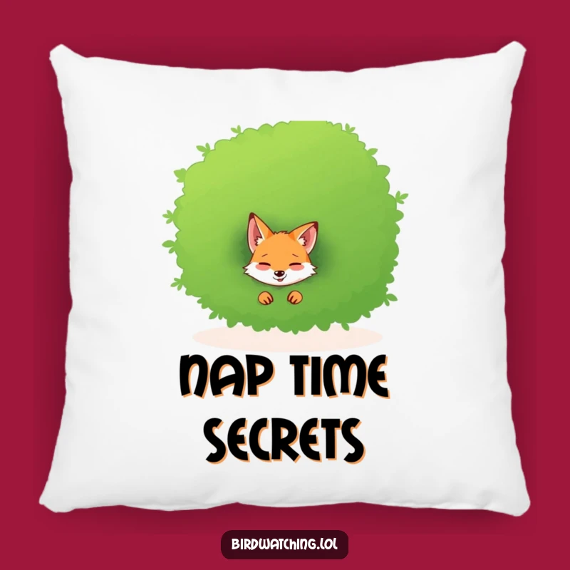 Funny Giggling Fox Pillow - Soft Bush Peeker Cushion for Comfort