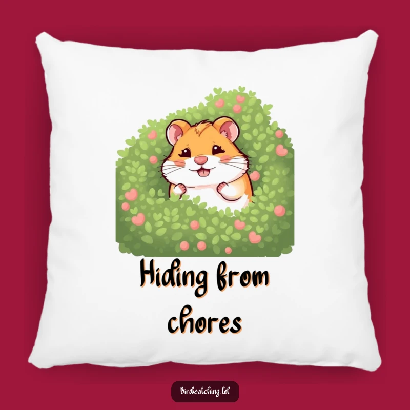 Funny Giggling Hamster Bush Pillow: Comfy Humorous Gift for Playful Naps