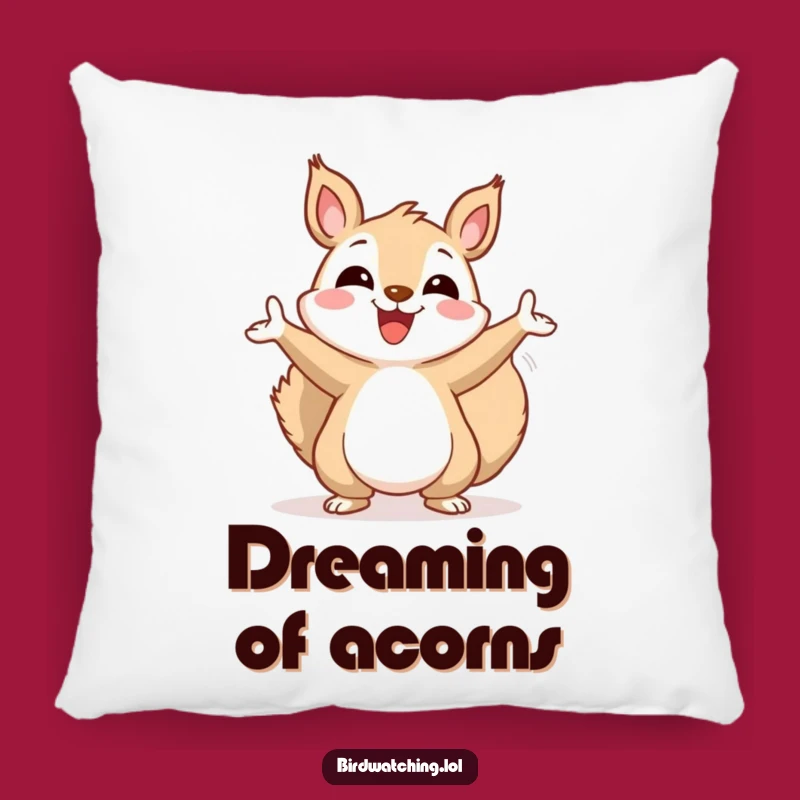 Funny Squirrel Pillow: Soft Cheerful Sky Gift
