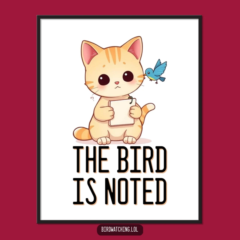 Funny Cat Detective Poster - Hilarious Wall Art for Cat Lovers