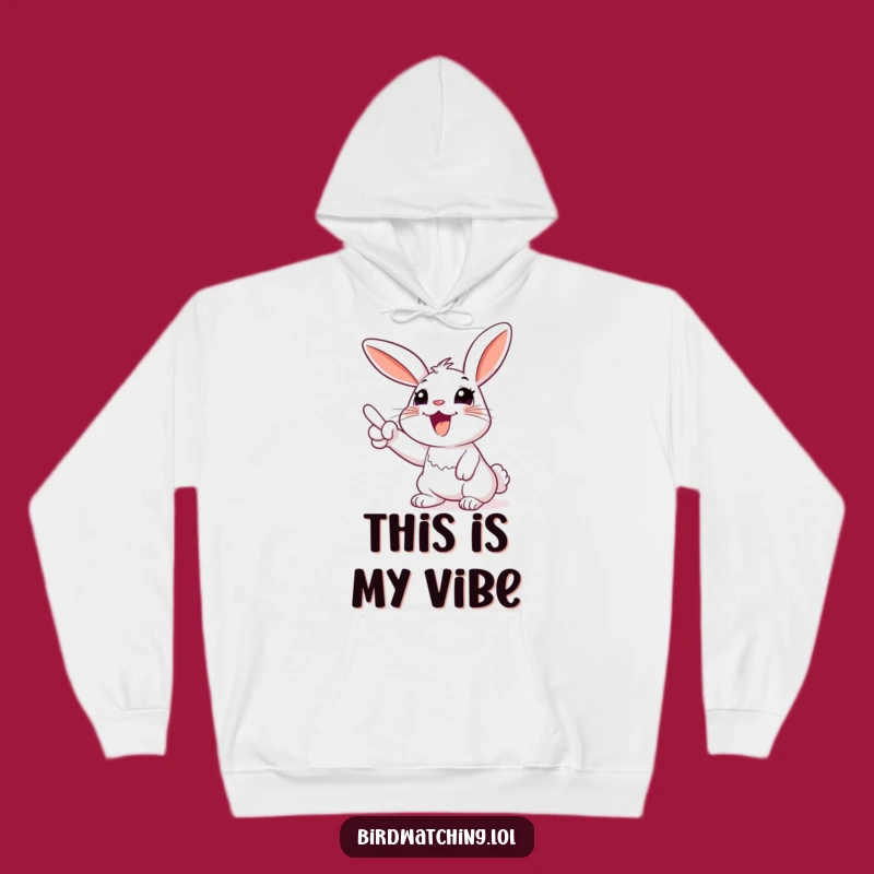Funny Rabbit Sky Point Hoodie - Cozy & Hilarious Winter Gift