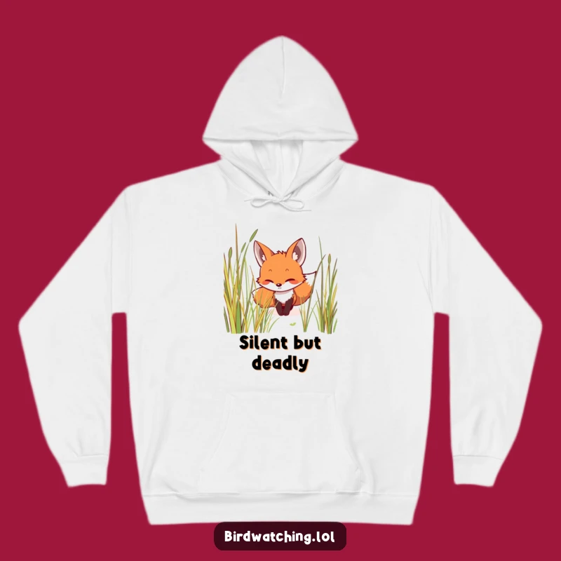 Funny Fox Hoodie: Cozy Stealth Design, The Ultimate Funny Gift for Cozy Comedians
