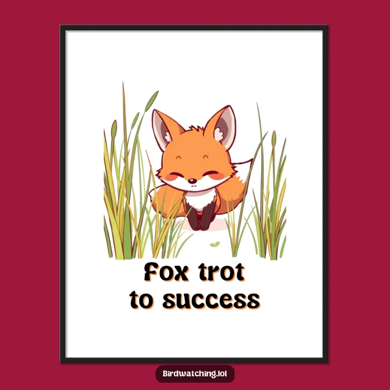 Free Printable Fox Wall Art: Stealthy Humor Downloadable Art for Your Home