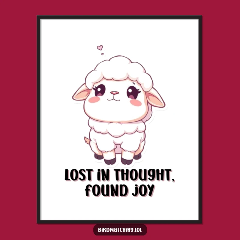 Free Printable Wall Art: Dreamy Sheep, Whimsical Downloadable Decor