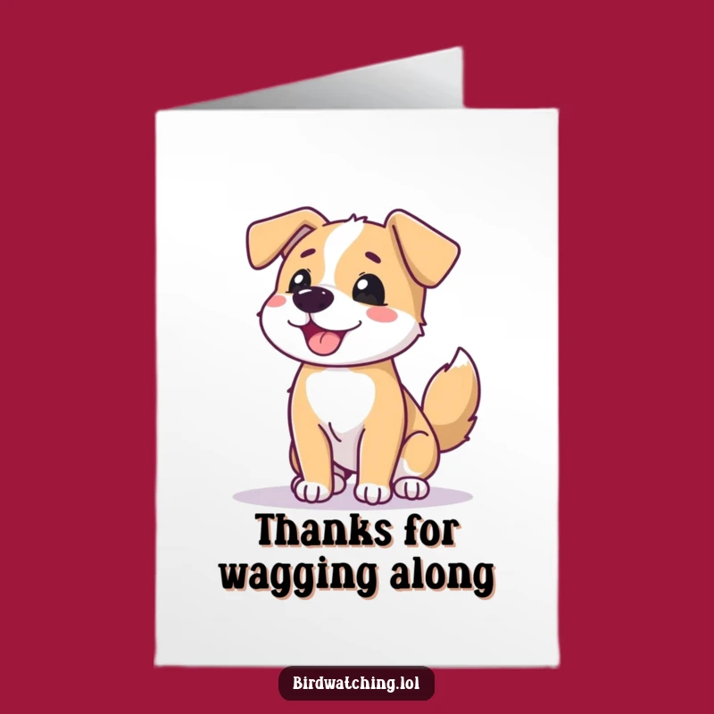 Free Printable Dog Thank You Card: Funny Downloadable Gratitude from a Happy Pup!