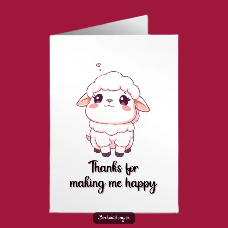 Free Printable Thank You Card: Dreamy Sheep, Heartfelt Downloadable Gift