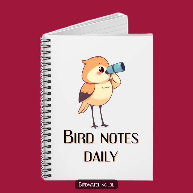 Funny Bird Watcher Notebook: Determined Journal Gift