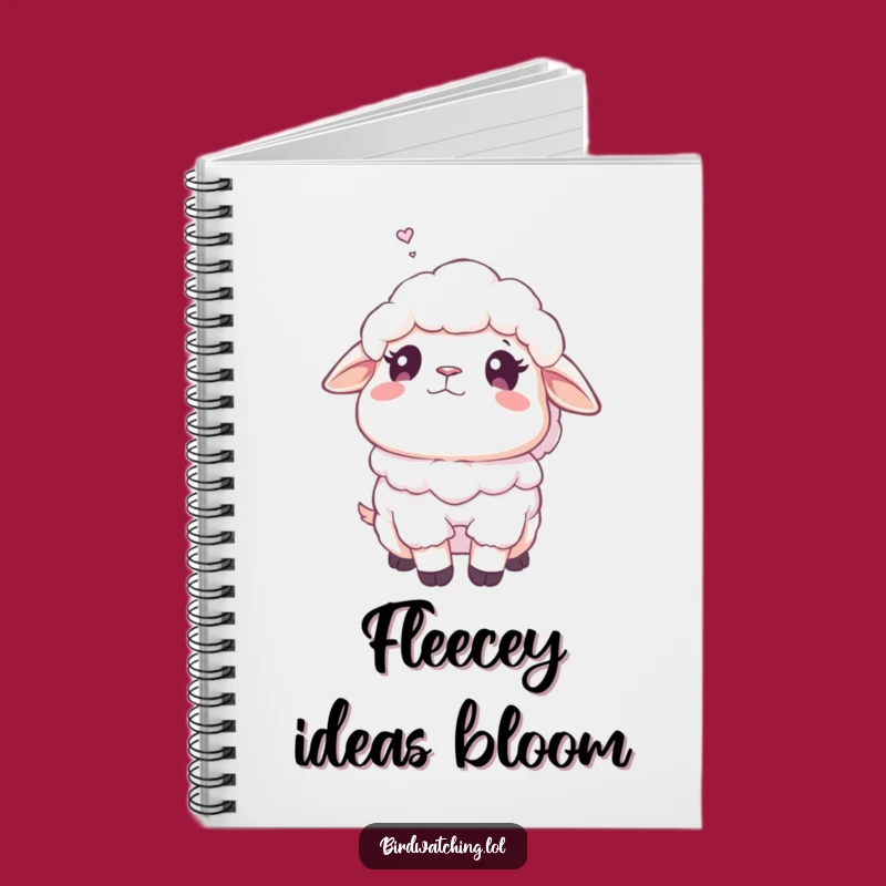 Funny Fluffy Sheep Dreamy Notebook: Humorous Gift for Sweet Thoughts