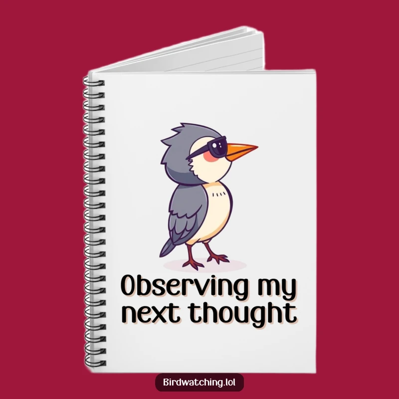 Funny Bird Watcher Notebook: Record Your Observations