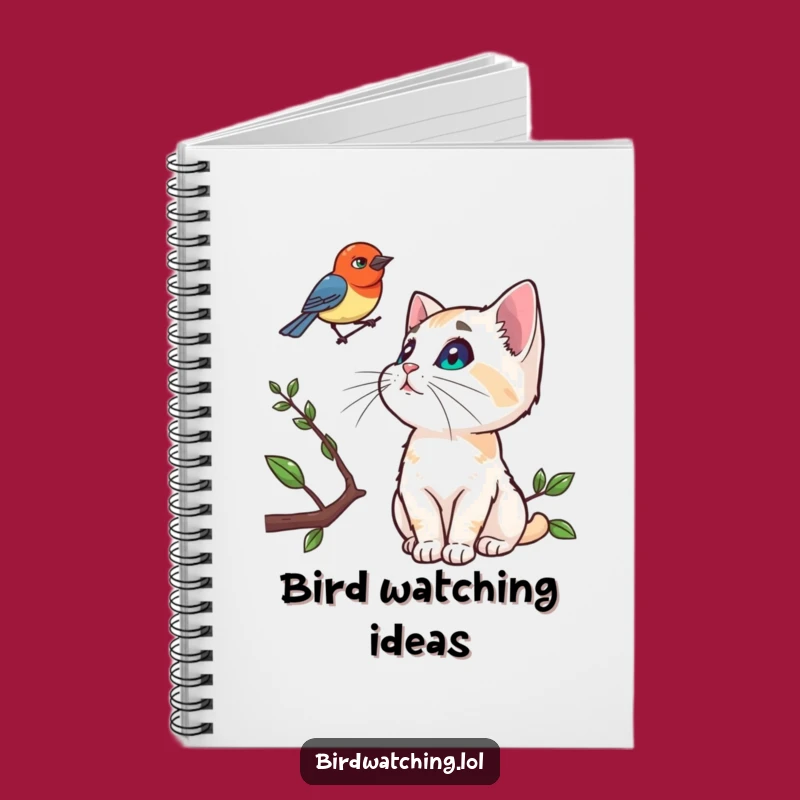 Funny Curious Cat Notebook, Hilarious Observation Journal, Feline Gift