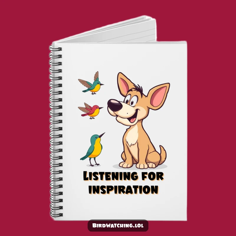 Funny Dog Listening Notebook: Jot Down Ideas with Canine Cuteness
