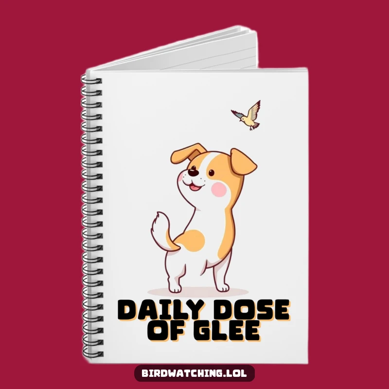 Funny Dog Notebook: Hopeful Tail Wag, Perfect Funny Gift for Journaling