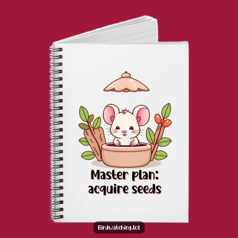 Funny Mouse Notebook: Silly Feeder Peeker, Perfect Funny Gift for Note-Takers