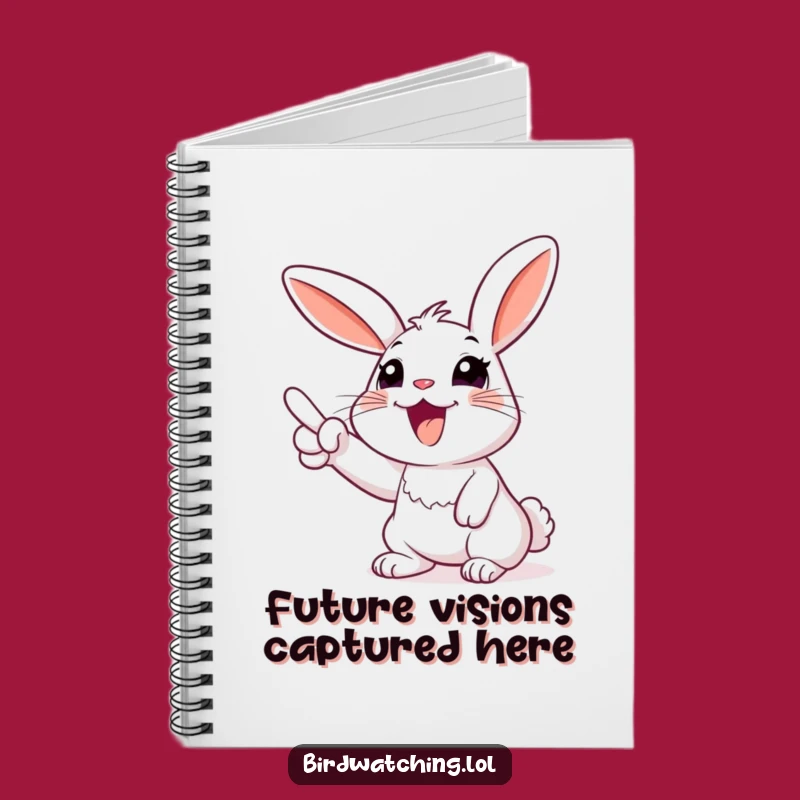 Funny Rabbit Sky Point Notebook - Jot Down Ideas Hilariously