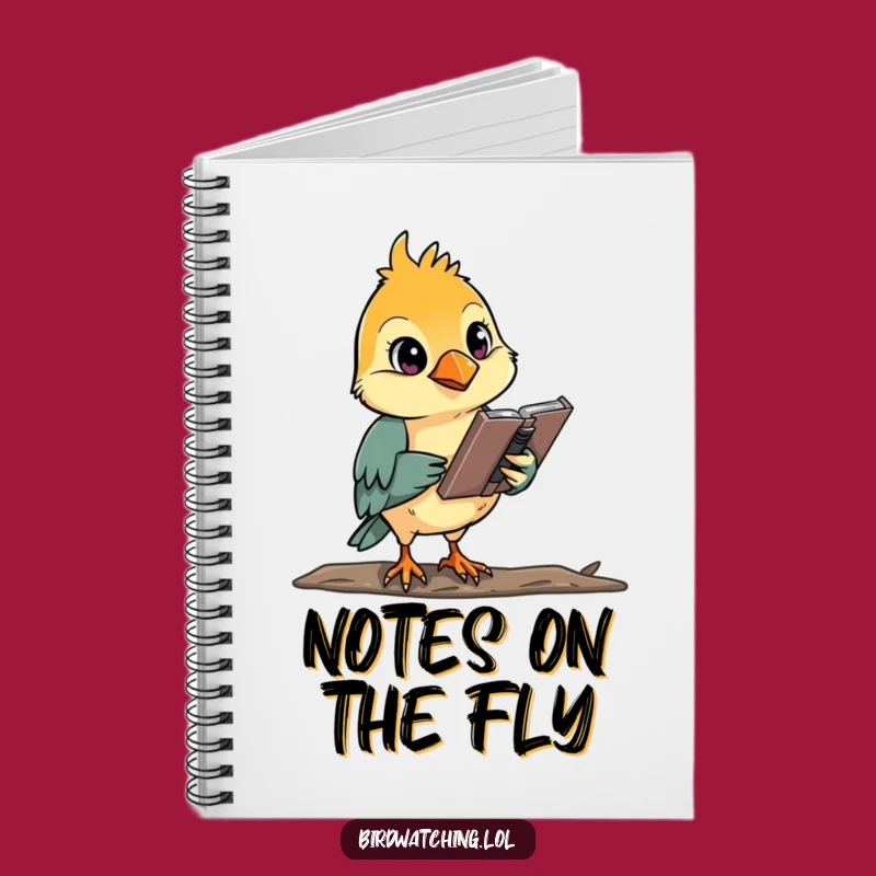 Funny Bird Watcher Notebook: Jot Down Art with Focus, Gift