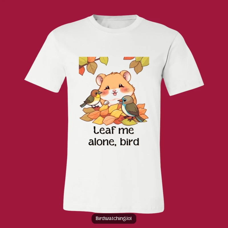 Funny Giggling Hamster T-Shirt, Adorable Woodland Animal Tee, Perfect Funny Gift