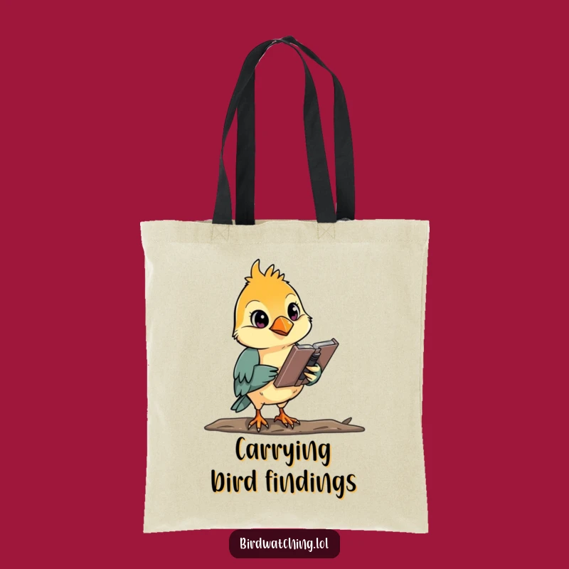 Funny Bird Watcher Tote Bag: Artist Accessory for Nature Lovers, Perfect Gift