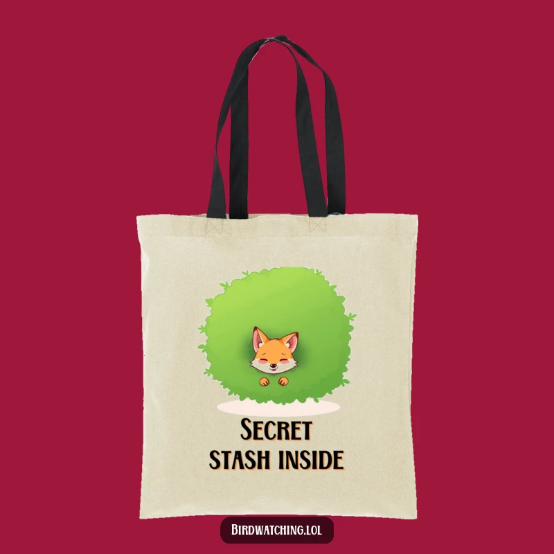 Funny Giggling Fox Tote Bag - Durable Bush Dweller Carryall
