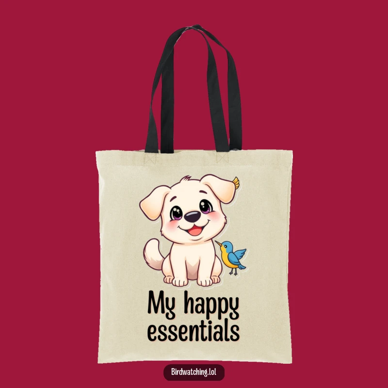 Funny Happy Dog Tote Bag - Carry Your Joy Everywhere