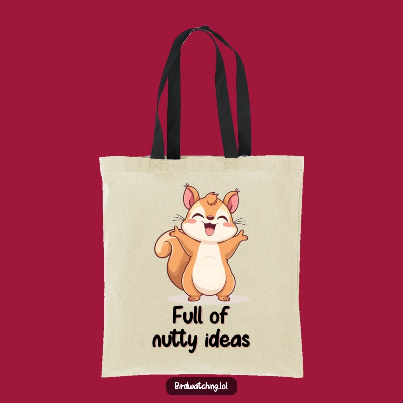 Funny Squirrel Sky-Gazer Tote Bag: Carry Your Joy Everywhere