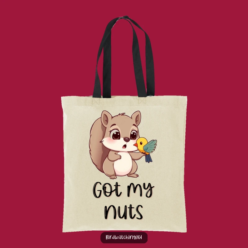 Funny Squirrel Surprise Tote: Carry Your Finds - A Clever Funny Gift